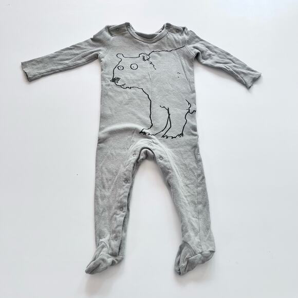 Stella McCartney boys footsie polar bear outfit size 12 months - Picture 1 of 8